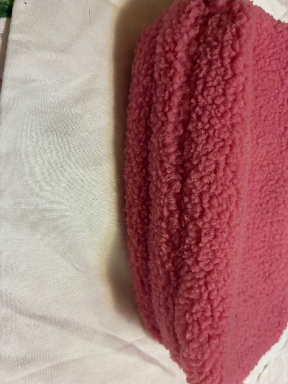 Sephora pink furry cosmetic bag new - Picture 3 of 5